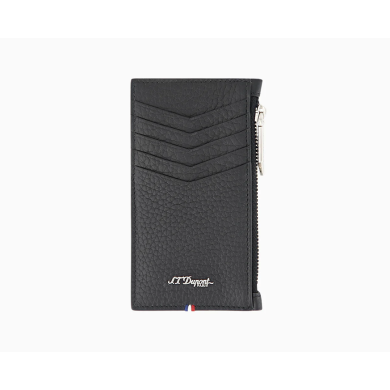Калъф за документи S.T.Dupont NEO CAPSULE BLACK CARD HOLDER WITH COIN POCKET