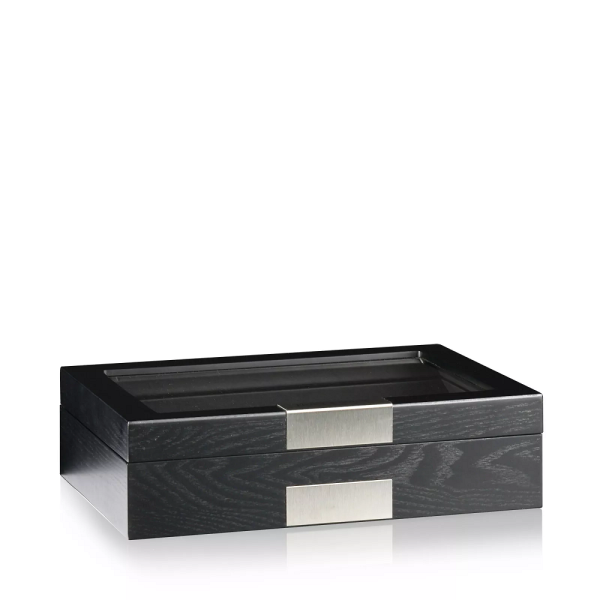 Кутия за часовници Heisse & Sohne Watch Box Monteray 10 Ash - Black Satin