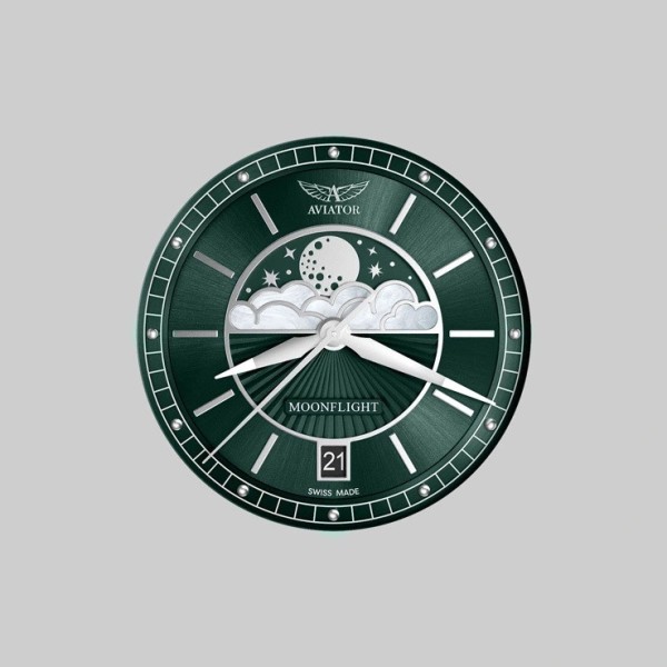 Часовник AVIATOR DOUGLAS MOONFLIGHT 36MM