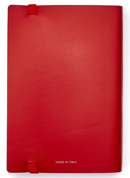 Тефтер Pineider Classic Notebook Fire Red