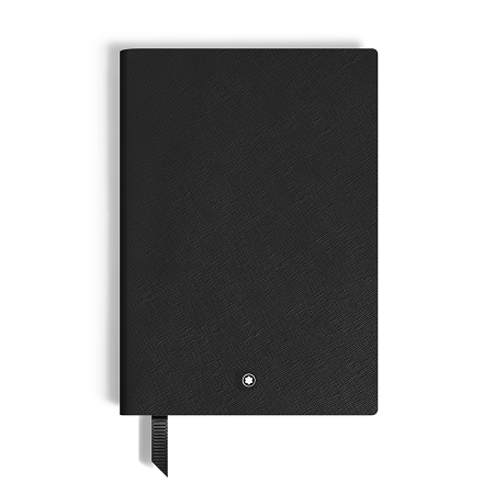 Тефтер Montblanc Medium Notebook Black, Lined Pages