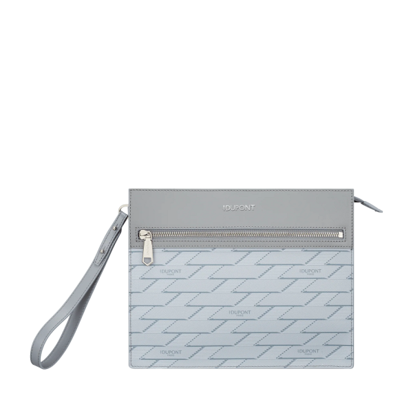 Клъч S.T.Dupont 1872 Monogram Pouch Light Grey