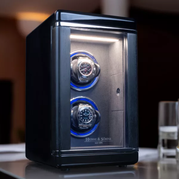 Кутия за навиване на часовници Heisse & Söhne Watch Winder Chicago 2