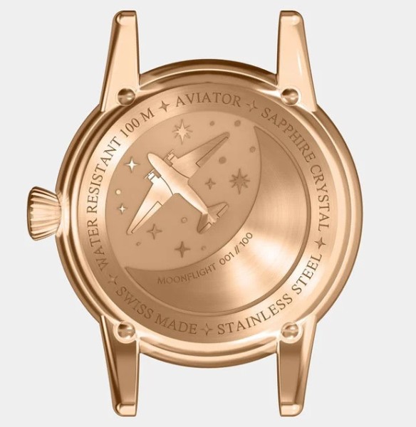 Часовник AVIATOR DOUGLAS MOONFLIGHT 36MM