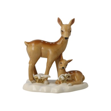 Порцеланова фигура Goebel "Deer in the Snow" Christmas