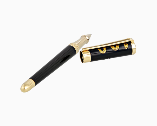 Ролер S.T.Dupont LIBERTÉ “HIPPOCRATE” / BLACK LACQUER AND GOLD