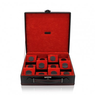 Кутия за часовници Friedrich23 Watch Box Carbon 12 - Black