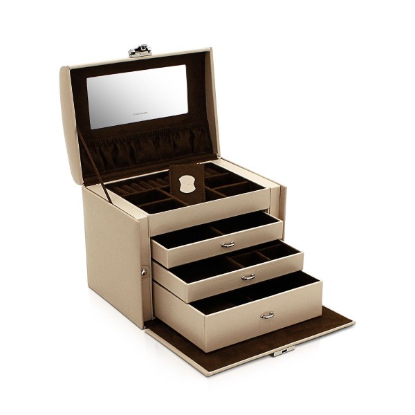 Кутия за бижута Friedrich23 Jewelry Case Cordoba Xl - Beige