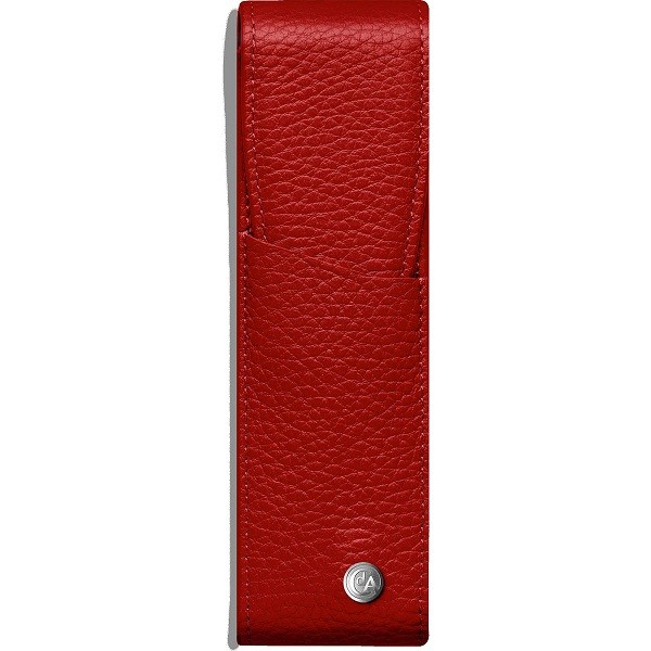 Калъф за две пишещи Caran d’Ache LEMAN Scarlet Red