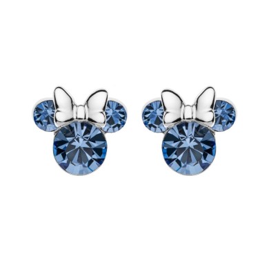Обеци Disney Mickey Mouse Turquoise Crystal Stone