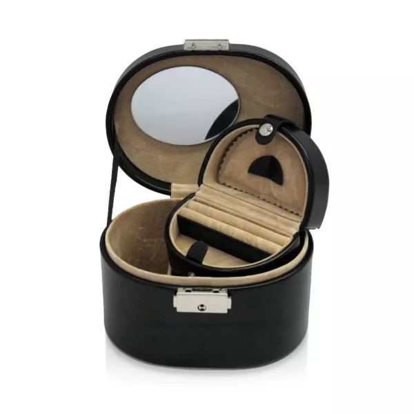 Кутия за бижута Windrose Jewelry case small with insert Merino