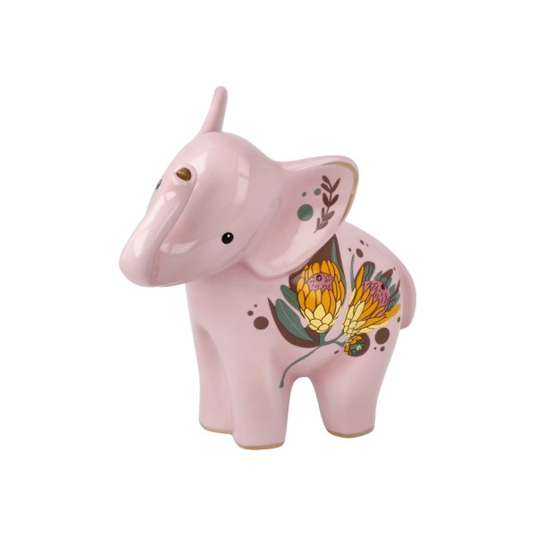 Goebel „Wanjala“ – Elephant de Luxe е изящна порцеланова фигура, носеща името на реалния осиротял африкански слон Wanjala, спасен след тежка суша и впоследствие успешно върнал се към живота в дивата природа. Нежната розова и пастелна декорация, фините кристални камъни и силната история превръщат фигурата в красив символ на мъдрост, устойчивост, надежда и втори шанс.
