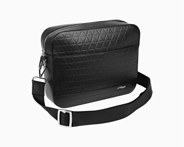 Чанта през рамо S.T.Dupont FIREHEAD BLACK MESSENGER