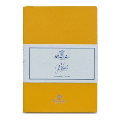 Тефтер Pineider Blues Notebook Leather Cover Yellow