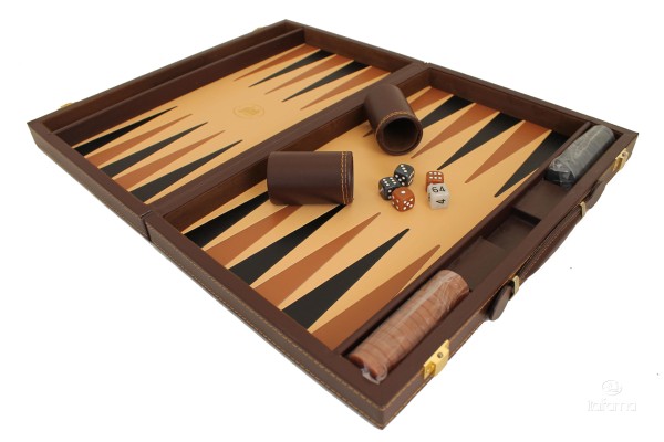 Italfama Табла FOLDING LEATHERETTE BACKGAMMON