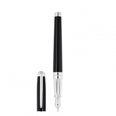 Писалка S.T.Dupont LINE D ETERNITY LARGE BLACK AND PALLADIUM
