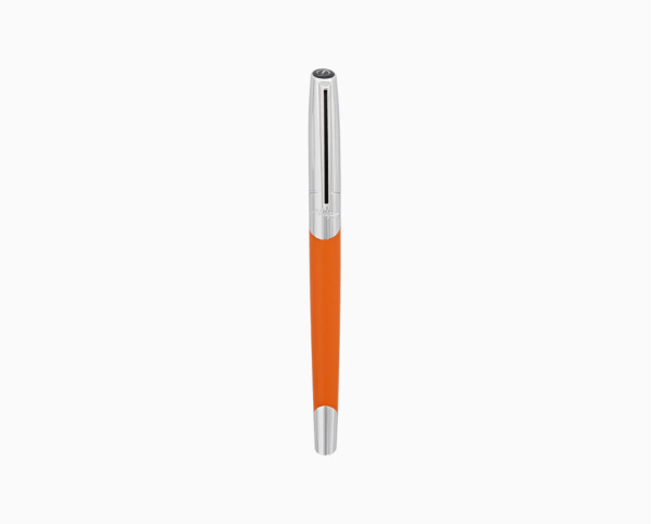 Ролер S.T.Dupont DEFI MILLENIUM / SILVER AND MATT ORANGE