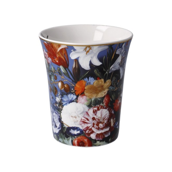 Goebel “Summer Flowers” Jan Davidsz de Heem 67-061-59-1 е изискана Artist Mug чаша от Fine Bone China с вместимост 400 мл, декорирана с пищен бароков флорален мотив и истинско злато. Част от колекция Artis Orbis, тя съчетава функционалност, великолепни цветове и непреходната красота на класическото европейско изкуство.