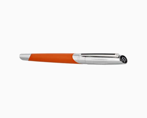 Ролер S.T.Dupont DEFI MILLENIUM / SILVER AND MATT ORANGE