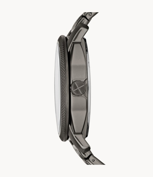 Fossil Machine Smoke Stainless Steel 