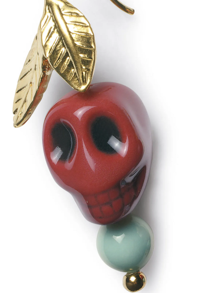 Обеци Lladró - Frida Kahlo Skull Ears Earrings