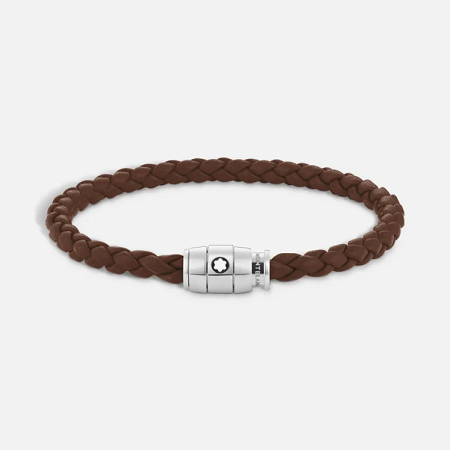 Мъжка гривна Montblanc Meisterstück 3 Rings Bracelet Fauve Brown, 60