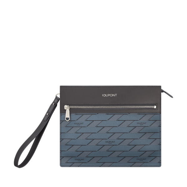 Клъч S.T.Dupont 1872 Monogram Pouch Dark Grey