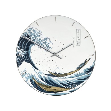 Стенен часовник Goebel "Great Wave" Katsushika Hokusai