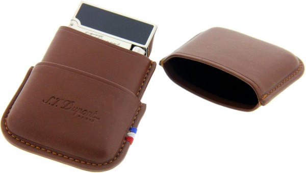 Калъф за запалка S.T.Dupont LINE D LIGHTER CASE BROWN