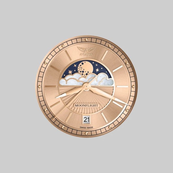 Часовник AVIATOR DOUGLAS MOONFLIGHT 36MM