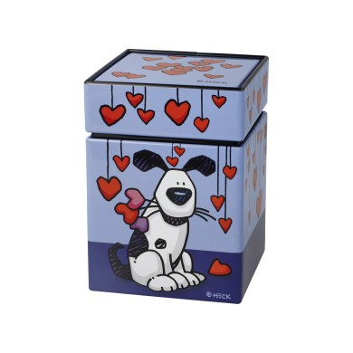 Кутия за чай Goebel "Love Dog" Ed Heck