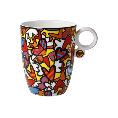 Чаша за чай Goebel "All we need is Love" Romero Britto