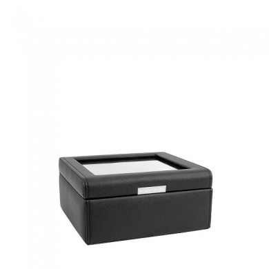 Кутия за часовници Friedrich23 Watch Case Bond Cross Grain for 6 Watches