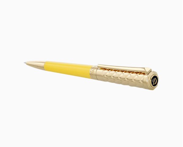 Химикалка S.T.Dupont LIBERTÉ / YELLOW LACQUER AND GOLD