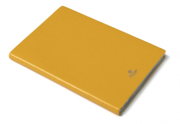 Тефтер Pineider Milano Notebook Leather Medium Yellow