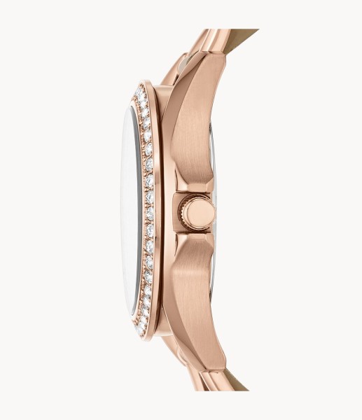 Fossil Riley Multifunction Rose-Tone & Sand Leather 