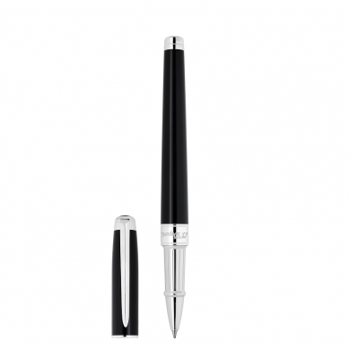 Ролер S.T.Dupont LINE D ETERNITY MEDIUM BLACK AND PALLADIUM