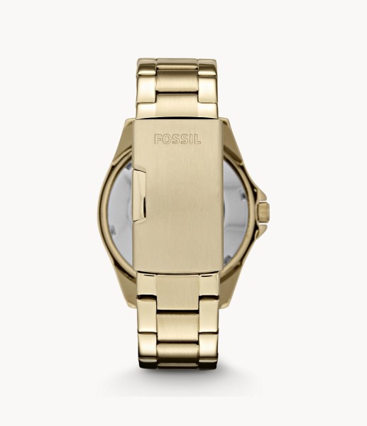 Fossil Riley Multifunction Gold-Tone Stainless 