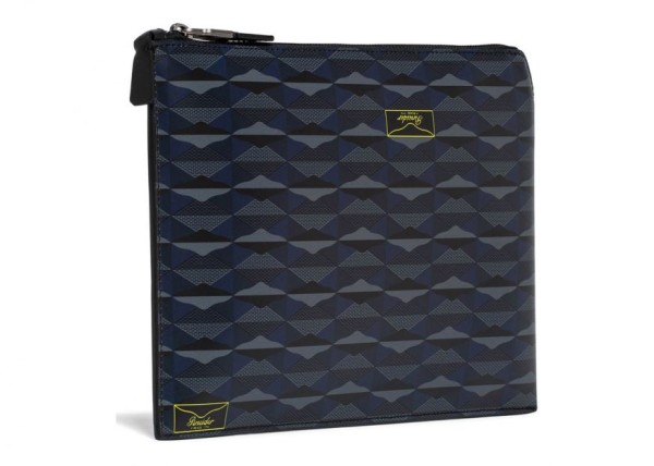 Папка Pineider Empress Pouch Medium Blue/Gray