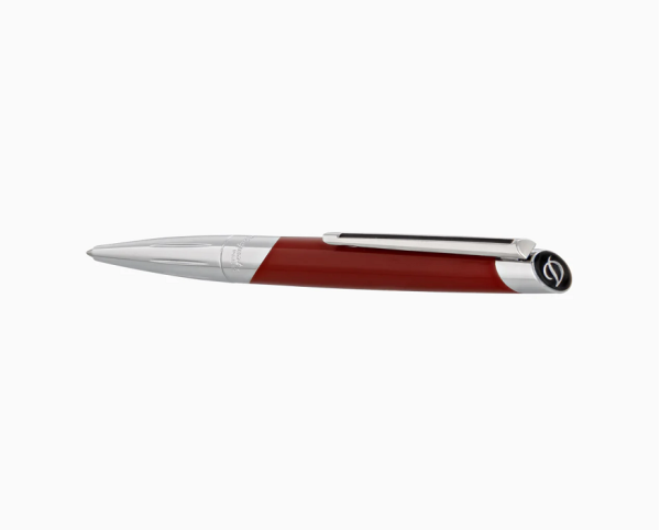 Химикалка S.T.Dupont DEFI MILLENIUM / SILVER AND MATT RED