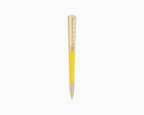 Химикалка S.T.Dupont LIBERTÉ / YELLOW LACQUER AND GOLD