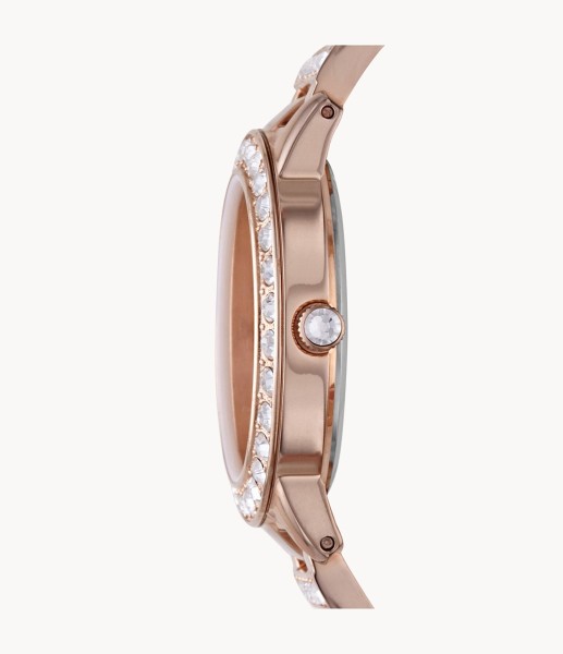 Fossil Jesse Rose-Tone Stainless Steel 