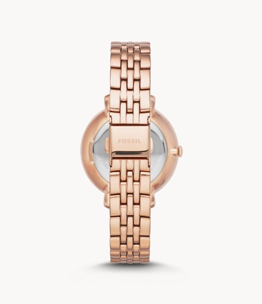 Fossil Jacqueline Rose-Tone Stainless Steel