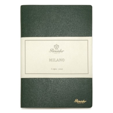 Тефтер Pineider Milano Notebook Leather Medium Pineider Green