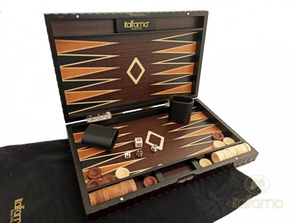 Italfama Табла FOLDING WOODEN BACKGAMMON SET