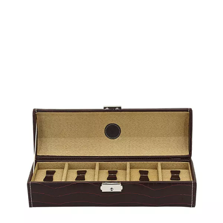 Кутия за часовници Friedrich23 Watch Case Le Croc 5 - Bown / Croc look