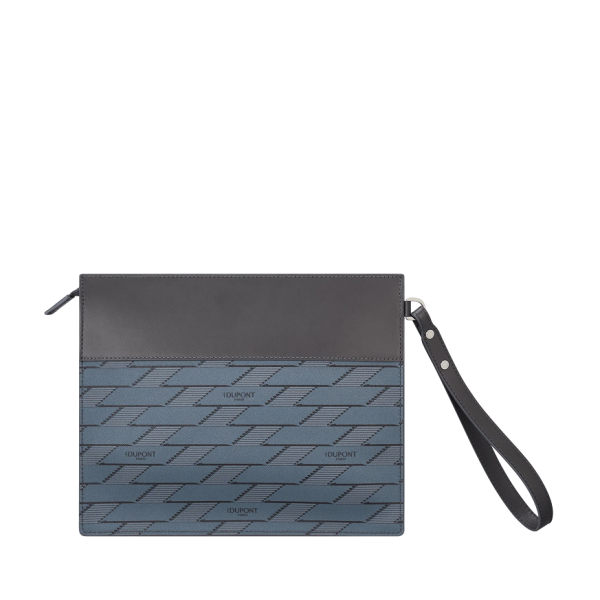Клъч S.T.Dupont 1872 Monogram Pouch Dark Grey