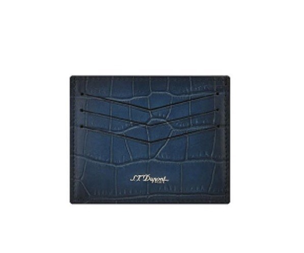 Калъф за карти S.T. Dupont ATELIER BLUE CARD HOLDER