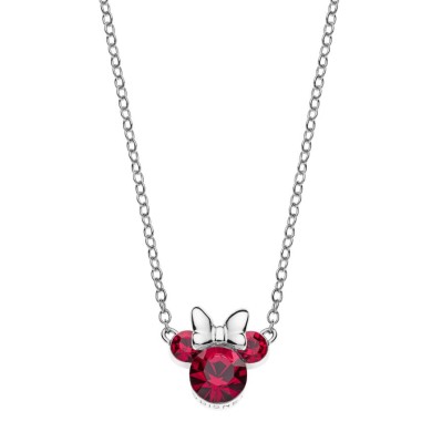 Колие Disney Mickey Mouse Ruby Crystal Stone