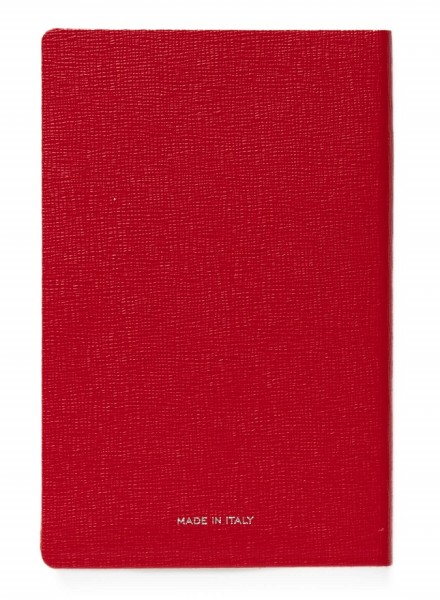 Тефтер Pineider Milano Notebook Leather Small Red